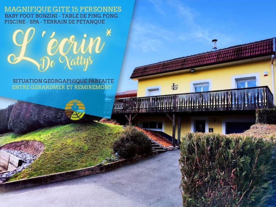 L'Ecrin De Xattys - Gite De Standing-Spa-Terrain De Petanque-Piscine-Switch-Baby-Foot Au Coeur Du Massif Vosgien Cleurie Экстерьер фото